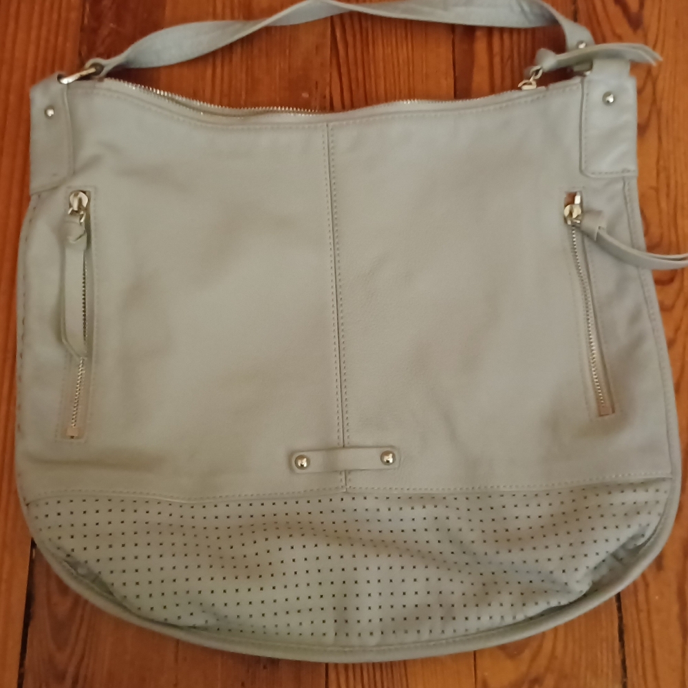 WOMENS GRAY SHOULDER PURSE